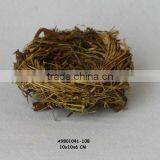 Grass Bird Nest With Handmade thumbnail-1