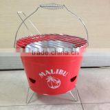 Round Powder Coating BBQ Set Charcoal BBQ Grill thumbnail-1