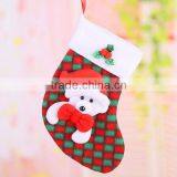 Best Selling Products Personalized Set of 4 Polyester Sock Wool Felted Animal Head Christmas Stocking for Holiday Tree Decor thumbnail-3