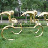 New Bronze Art Modern Abstract Sculpture by Bike thumbnail-2