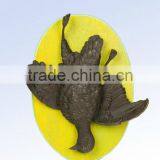 Large Bronze Wall Bird Relief Sculpture thumbnail-1