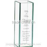 Mr And Mrs Personalized Tall Glass Vase thumbnail-1