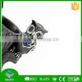 2015 Fashion Beautiful Black Brush Pot Polyresin Owl Statues thumbnail-2