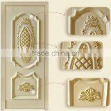 Luxurious Imperial Gold and White Solid Wood Artistic Carving Swing Single Door BF12-05234a thumbnail-3