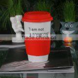 Wholesale Starbucks Coffee Mug, Ceramic Starbucks Mug With Silicone Lid and Sleeve thumbnail-5