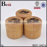 30g Bamboo Cosmetic Double Wall Plastic Jar PP Inner Jar With Bamboo Shell for Face Cream thumbnail-4