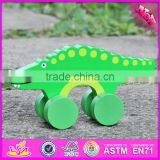 2017 New Products Kids Animal Toy Wooden Crocodile Car Toy W04A318 thumbnail-2