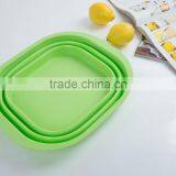 Silicone Folding Pots Vegetables Wash Basin Car Portable Fishing Water Bucket thumbnail-4