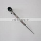 CRV Forged Reversible Double Sockets 19/21mm Ratchet Spanner Wrenches thumbnail-1