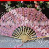 Factory price wholesale wedding lace fan