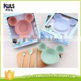 Hot Sale Mickey Mouse Plastic Plates Dishes for Children Christmas Birthday Gift thumbnail-1