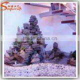 Outdoor Plastic Garden Stone Water Fountain Factory Sales Garden Fountain Cheap Wall Water Fountain Garden thumbnail-4