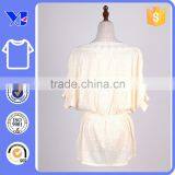 Adjustable Lacework Neckline Wrinkle Waist Short Crinkle Dress thumbnail-2