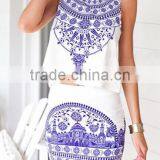 2017 Latest Summer Pattern for Two Piece Skirt thumbnail-2