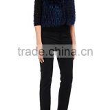 New Style Fashion Women Dyed Raccoon Fur Vest Customized thumbnail-4