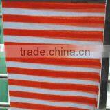 Orange and Whtie Striped Fabric,100% Cotton Single Jersey thumbnail-2