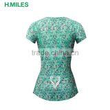 2017 Sport Fully Subliamtion Print Running Short Sleeve Tee Shirt thumbnail-2