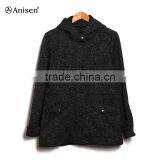 Wholesale Sweater Fleece Custom Women Jacket thumbnail-1