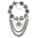 Multilayer Out Chain With Multicolor Rhinestone Women Necklaces thumbnail-4