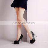 5231 Big Size Women High Heels 13 cm Lady Waterproof Dress Shoes With Rhinestone thumbnail-3