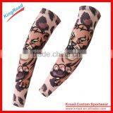 Sublimation Arm Sleeves Sport With Silicon Gripper on Top of Sleeves thumbnail-1