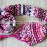 Child Print Polar Fleece Hat Glove 2pcs Set Promotion thumbnail-6