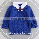 Latest New Design Baby Boy Cashmere Knitted Sweater thumbnail-2