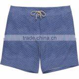 Customize Classic Board Short for Man Breathable Recycled Polyester Cotton Construction Swim Trunk Side And Hidden Back Pocket thumbnail-2