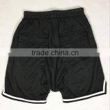 Custom Elastic Waist Gym Striped Basketball Jogger Wholesale Mens Sweat Crossfit Harem Sweat Shorts Pants thumbnail-6