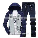 2017 Wholesale New Design Amazing Quality Breathable Men's Sports Suits CVC(60/40) thumbnail-1