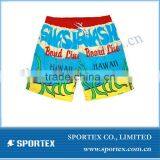 2016 OEM Lifestyle Printed Micro Fibre Beach Shorts , Board Shorts, Swimming Shorts BS1413 thumbnail-2