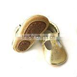 Cow Leather Rubber Sole Baby Moccasins,kids Handmade Outdoor Shoes thumbnail-2