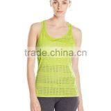 Women's Curved Hem Bright Color Mesh Tank Clothing Manufacturer thumbnail-1