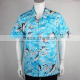 Skyblue Wholesale Cotton Men Aloha Shirt Hawaiian Shirts thumbnail-1