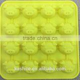 Wholesale Safety Pig Shape Silicone Chocolate Mould,soap Mold,diy Cake Mould thumbnail-1