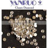 NHF 2058 Crystal BLING Chaton Flat Back Glass Nail Rhinestones thumbnail-1