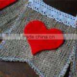 Wholesale Wed Gift, Gift for Wed Burlap and Felt Bunting thumbnail-4