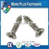 Made in Taiwan Furniture Self Tapping Screw Self Tapping Screw for Aluminum Phillips Head thumbnail-3