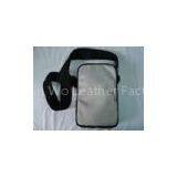 Silver-grey Nylon / Polyester Durable Custom Padded Zipper Tool Case With Shoulder Strap