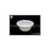 Disposable Catering Plastic Food Trays , PE White Color Soup Bowl thumbnail-1