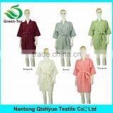 100% Cotton Unisex Femme Fille Flannel Thick Sleepwear Bathrobe thumbnail-4