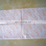 White Tissue Paper With Orange Logo