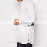 Polo Style Elongated Zipper Sweatshirts - Sweatshirts - Hoodies - thumbnail-1