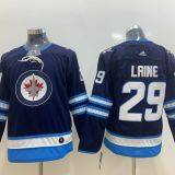 Winnipeg Jets #29 Laine Kids Blue Jersey