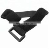 Elastic hook and loop watch strap with buckle