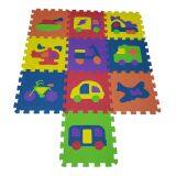 QT MAT Non-toxic Odorless 12in x 12in 10pcs/set Vehicles EVA Floor Mat Puzzle Tile thumbnail-2