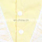 Latest Kid Dress Girl Sleeveless Soft Yellow Ruffle Cute Bow Kid Dress Boutique Children Clothing thumbnail-5