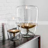 Современное скандинавское декоративное освещение, антикварный гостиничный стеклянный ночной светодиодный настольный светильник thumbnail-5