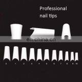 500PCS Professional ABS Half Cover Salon French Artificial Nails Art Design False Nails Tips