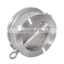 Bundor DN100 PN16 Wafer Check Valve CF8 Disc 2inch-12inch Non Return Valve Dual Plate Non Return Valve thumbnail-5